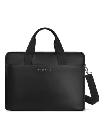 Bugatti Valencia Aktentasche Leder 40 cm Laptopfach black