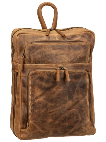 Greenburry Rucksack Vintage Business Project 1 in Sattelbraun