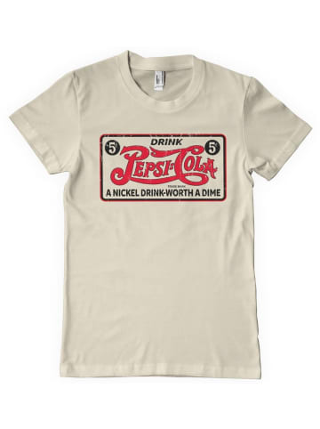 Pepsi Co T-Shirt "Vintage Sign T-Shirt" in Khaki