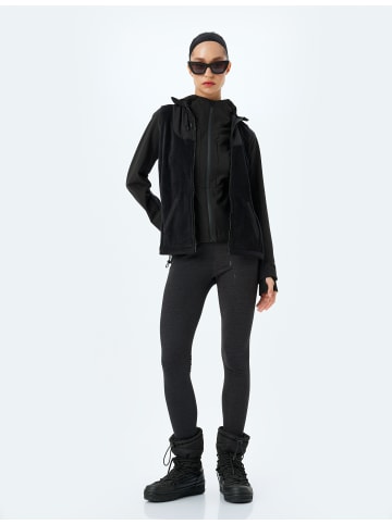 KOTON Legging in Dunkelgraue Melange