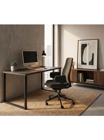 Wimex Schreibtisch Home Desk graphit / schwarz 159 / 70 / 75cm
