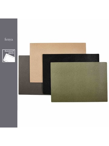 Ritzenhoff & Breker 6er Set Platzmatten Fenya 43 x 30 cm in Braun