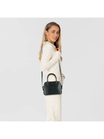 Lacoste Chantaco Classics Schultertasche S Leder 24 cm in sinople