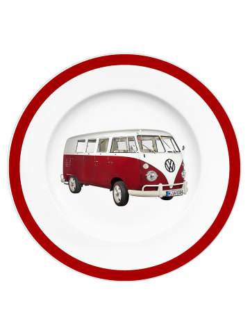 Geda Labels Teller VW Classic rot 20,3cm in Weiß - 20,5 cm