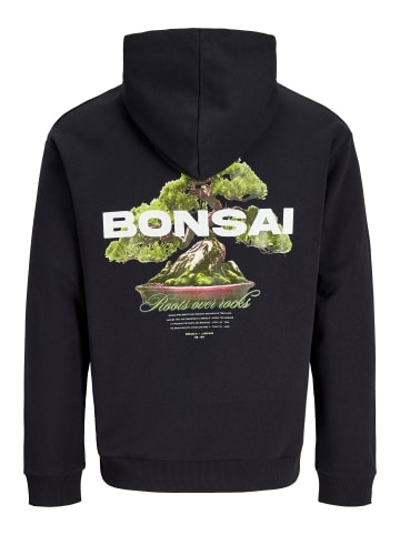 Jack & Jones Kapuzenpullover in Black Onyx