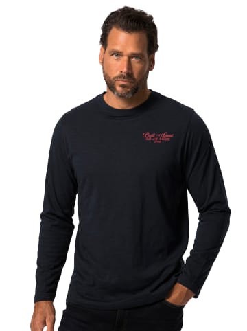 JP1880 Kurzarm T-Shirt in navy blau