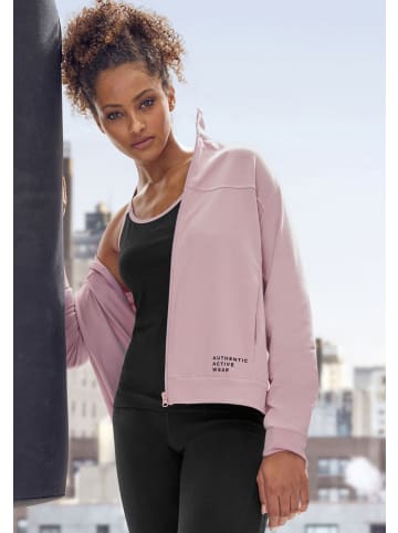 Vivance Active Sweatjacke in alt rosa