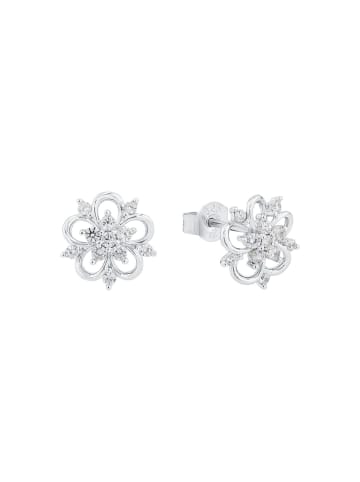 Amor Ohrstecker Silber 925, rhodiniert in silber