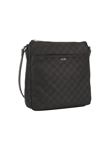 JOOP! Schultertasche 'Nylon Cornflower Jasmina in Schwarz 27,00 x 25,00 x 7,00 cm'