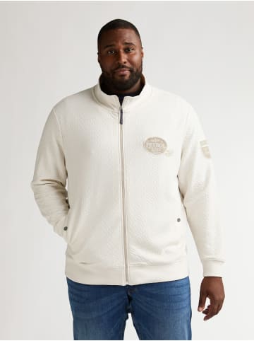 Petrol Industries Casual Strickjacke in Übergröße Kilómetro in Weiß
