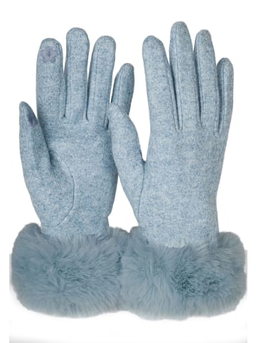 styleBREAKER Touchscreen Handschuhe in Hellblau
