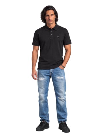Carlo Colucci Poloshirt Franer in Black