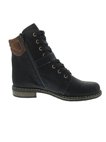 rieker Schnürstiefel Schwarz