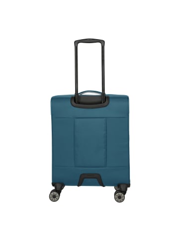 travelite Jetpack Max 4 Rollen Kabinentrolley 55 cm in petrol