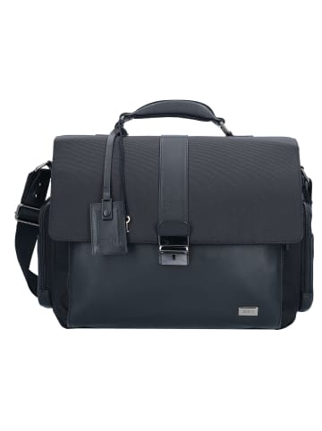 BRIC`s Monza Aktentasche 37 cm Laptopfach in Nero-Nero