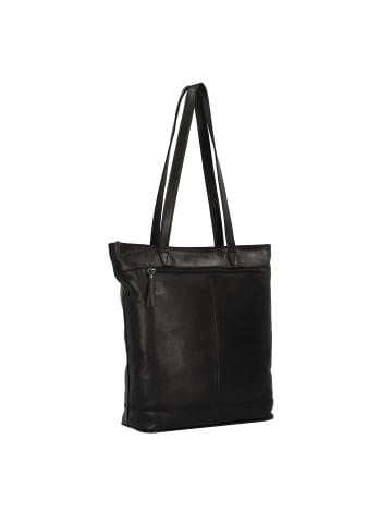 Greenburry Colombiana Schultertasche Leder 30 cm black