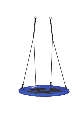 relaxdays Nestschaukel in Dunkelblau - Ø 90 cm