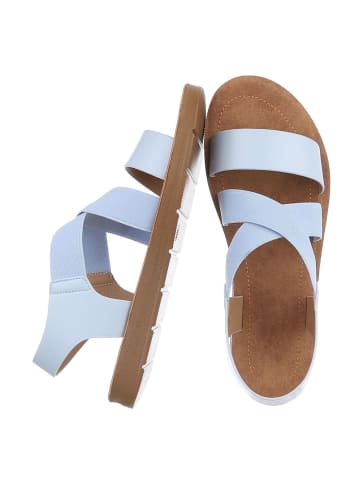 Ital-Design Sandale & Sandalette in Hellblau