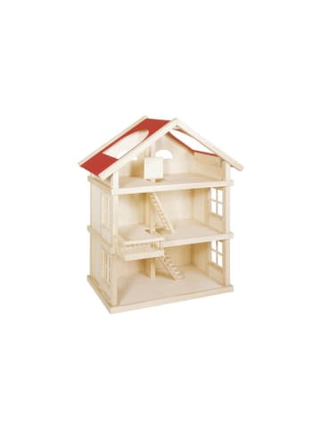 Goki Puppenhaus aus Holz, 3 Etagen, 65 x 35 x 87,5 cm, ab 3 Jahre
