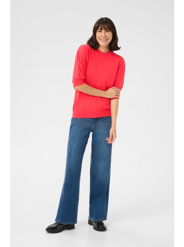Kaffe Strickpullover KAlone Regular fit in Hibiscus
