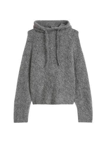 Marc O'Polo DENIM Strick-Hoodie oversize in Dark Shadow Melange