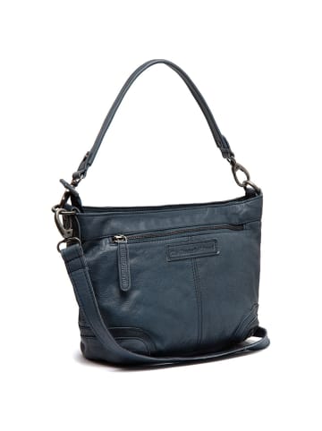 The Chesterfield Brand Schultertasche Leder 22 cm in navy