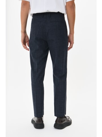 Matinique Pants Suiting MAweller Gerade Passform in Dark Navy Melange
