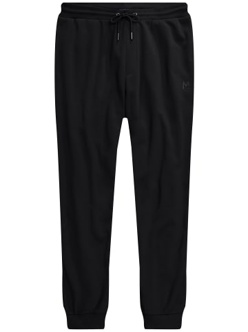 Men Plus Lange Sweathose in schwarz