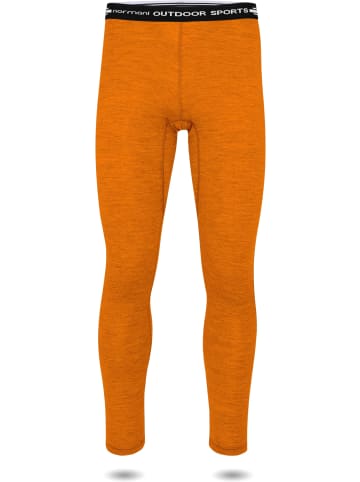 Normani Outdoor Sports Herren Merino Unterhose Sydney in Orange