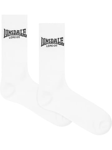 Lonsdale Socke "Gilbert Unisex Sportsocken 6Er-Pack" in Weiß
