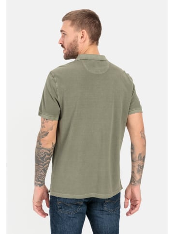 Camel Active Piqué Poloshirt aus zertifiziertem Organic Cotton in Khaki