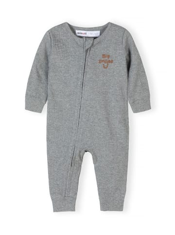 Minoti 3-er Pack Strampler 28BABYRIB25 in graumeliert