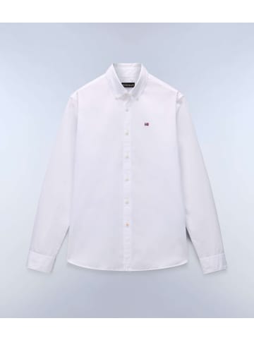 Napapijri Pullover "G-Terra Ls" in Bright White