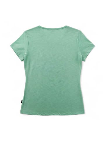 Jack Wolfskin T-Shirt Travel Drape Damen Shirt T-Shirt Sportshirt Funktion in Grün