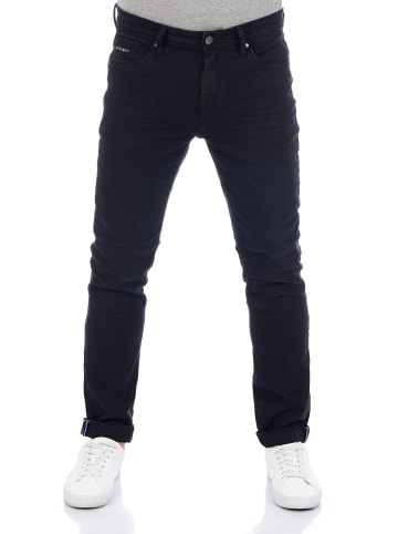 DENIMFY Jeans DFMiro regular/straight in Schwarz