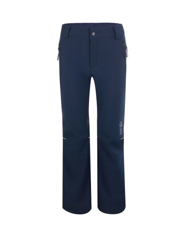 Trollkids Softshell Hose "Hemsedal" in Marineblau