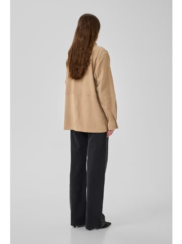 My Essential Wardrobe Lederjacke OllyMW Oversize fit in Brown Rice