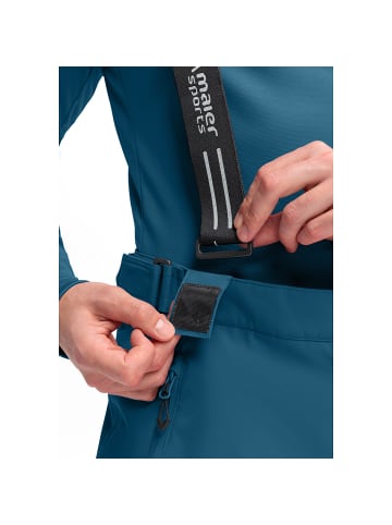 Maier Sports Latz- / Trägerhosen Anton in Petrol251