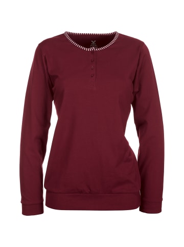 Erwin Müller Single-Jersey Schlafanzug in rubin