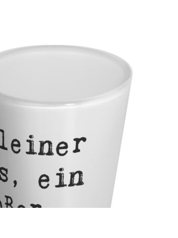 Mr. & Mrs. Panda Pinnchen Spruch Schnapsglas Abend mit Spruch in Transparent