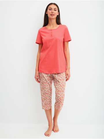 Calida Damen 3/4 Pyjama in Rose Of S