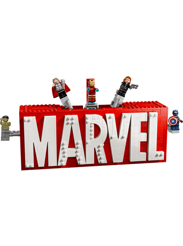 LEGO Marvel MARVEL Logo & Minifiguren in Mehrfarbig ab 12 Jahre