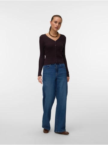 Vero Moda V-Ausschnitt Cardigan von VERO MODA in Chocolate Torte