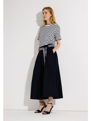 More & More T-Shirt in marine weiß