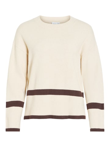 Vila Strickpullover in Super Light Natural Mel1