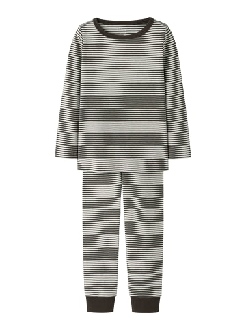 name it Schlafanzug lang NMNNIGHTSET STRIPE RIB in delicioso