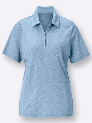 WITT WEIDEN Shirt in bleu-meliert