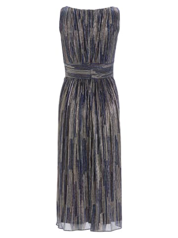 SWING Abendkleid in indigo mehrfarbig - 0001