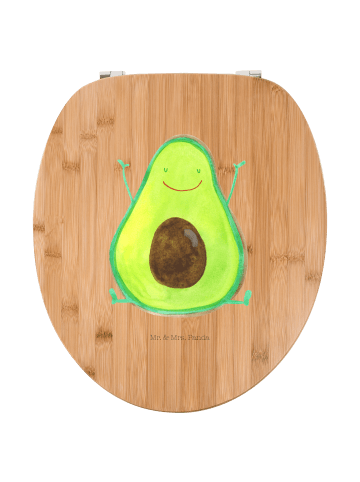 Mr. & Mrs. Panda Klobrille Avocado Glücklich ohne Spruch in Braun