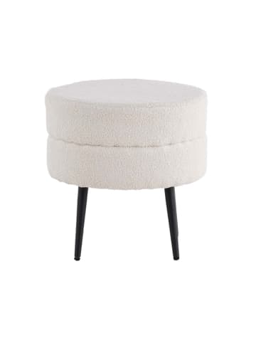 ebuy24 Pouf Pot 2 weiß 40 x 40 cm